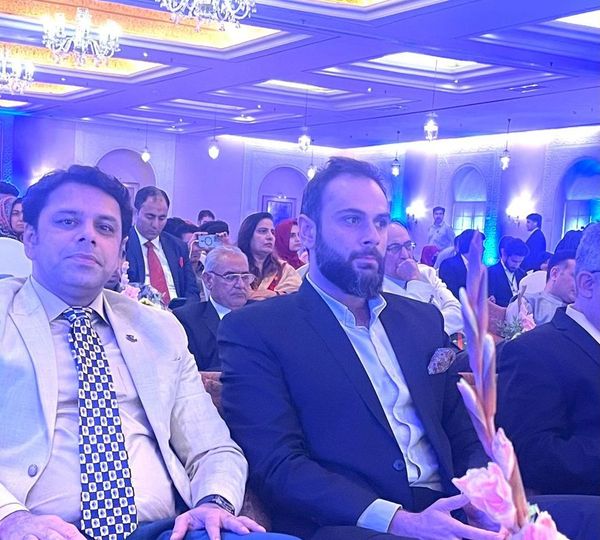 Sahibzada Muhammad Saeed attending an international seminar event