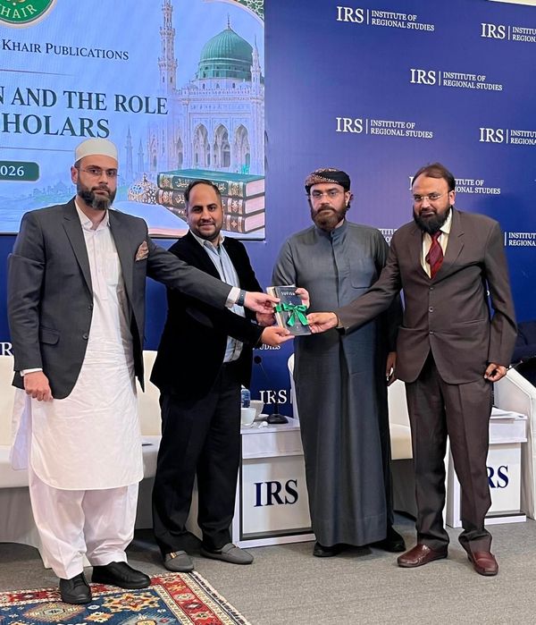 Presentation of Sufism and Truthful Tales at IRS Islamabad seminar